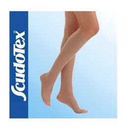 Scudotex 430 K1 Κάτω Γόνατος με Ανοιχτά Δάκτυλα 18-21mmHg Μπεζ No4  Κάλτσες /  Καλσόν