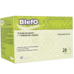 Maxyn Blefo 28 Γάζες μίας Χρήσης & 1 Θερμαινόμενο Επίθεμα Ματιών  Επιθέματα