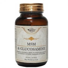 Sky Premium Life Msm & Glucosamine 60 ταμπλέτες  Οστά & Αρθρώσεις