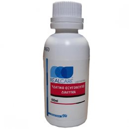 Real Care Υδατικό Οξυγονούχο Διάλυμα,100ml  Περιποίηση Πληγών 