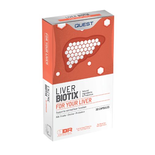 Quest Liver Biotix Εξειδικευμένη Φόρμουλα Για Το Συκώτι 30 Κάψουλες
