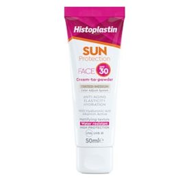 Heremco Histoplastin Sun Protection Tinted Face Cream to Powder Medium SPF30 50ml HISTOPLASTIN Αντηλιακά Προσώπου