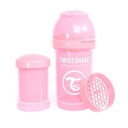 Twistshake Pastel Pink Μπιμπερό Κατά των Κολικών 180ml