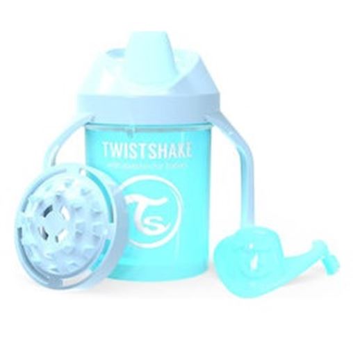 Twistshake Mini Cup Κύπελλο Με Μίξερ Φρούτων 230ml,4+m,Pastel Blue,1τμχ