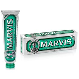 Marvis Classic Strong Mint + Xylitol Λεύκανση & Δροσερή Αναπνοή 85ml  Οδοντόκρεμες