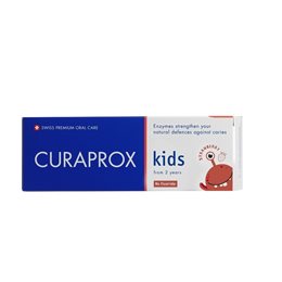 Curaprox Οδοντόκρεμα 60ml με Γεύση Φράουλα για 2+ χρονών  Οδοντόκρεμες