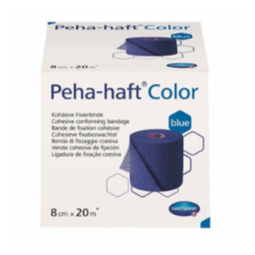 Hartmann Peha-Haft Color 8cm x 20m - Μπλε