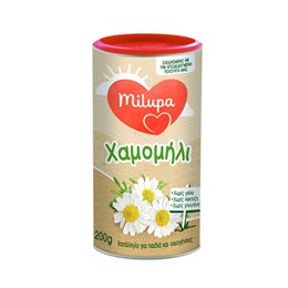 Milupa Ρόφημα Χαμομηλιού 200gr MILUPA Ροφήματα Βοτάνων