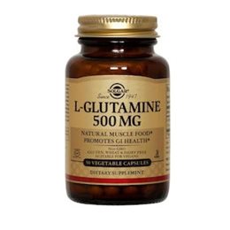 SOLGAR L-GLUTAMINE 500MG 50CAPS SOLGAR Ανοσοποιητικό