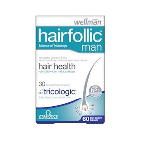 Vitabiotics WellMan Hairfollic Man Tricologic 60 ταμπλέτες