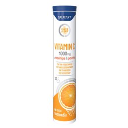 QUEST VITAMIN C 1000 MG EFFERVESCENT 20 TABS QUEST Bιταμίνη C