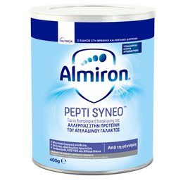 Nutricia Γάλα σε Σκόνη Almiron Pepti Syneo 0m+ Για Αλλεργίες 400gr ALMIRON Βρεφικά Γάλατα