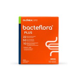 Olonea BacteFlora Plus Προβιοτικά για την Ομαλή λειτουργία του Εντέρου 10caps BACTEFLORA Δυσκοιλιότητα