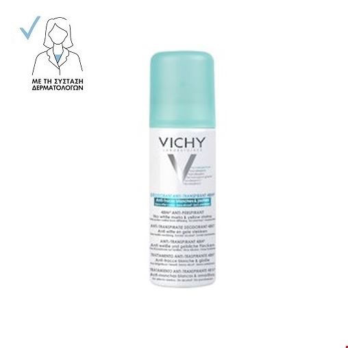 Vichy 48hr Anti-perspirant Deodorant Spray Κατά των Λευκών & Κίτρινων Λεκέδων 125ml