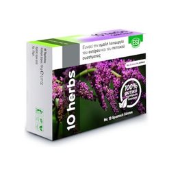 ESI 10 Herbs Colon Cleanse για την Λειτουργία του Εντέρου & του Πεπτικού Συστήματος, 40tabs ESI Στομάχι-Έντερο