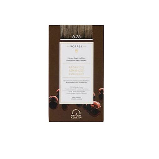 Korres Argan Oil Advanced Colorant 6.73 Χρυσό Κακάο 50ml