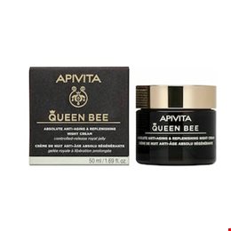 Apivita Queen Bee Absolute Anti Aging & Replenishing Night Cream 50ml  Αντιγήρανση