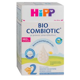 Hipp Bio Combiotic 2 Βιολογικό Γάλα 2ης Βρεφικής Ηλικίας από τον 6ο ως τον 12ο Μήνα HIPP Γάλα ΝΟ2 (6m-12m)