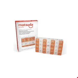 Matsuda Εβδομαδιαία Θήκη Χαπιών με 28 Θέσεις Πολύχρωμη  Θήκες Χαπιών