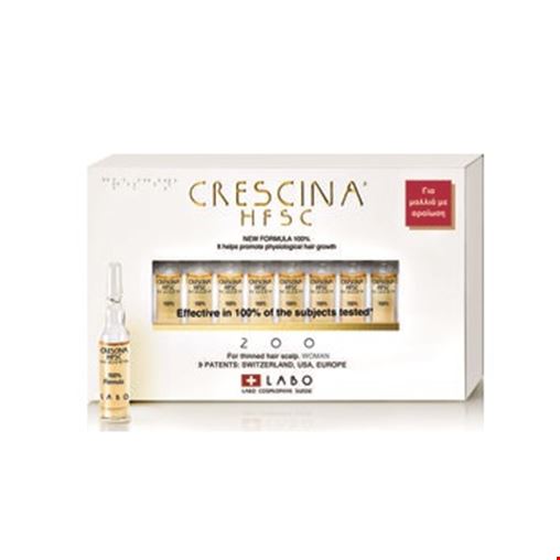 Labo Crescina HFSC 100% 200 Αμπούλες Μαλλιών κατά της Τριχόπτωσης για Γυναίκες 20x3.5ml