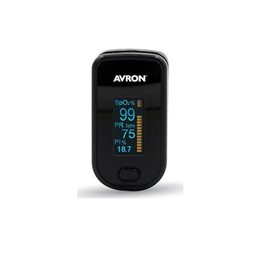Avron OxyCheck Παλμικό Οξύμετρο Δακτύλου σε Μαύρο χρώμα  Οξύμετρα