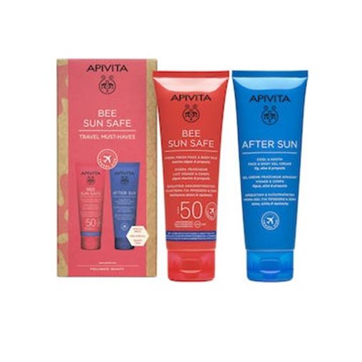Apivita Bee Sun Safe Hydra Fresh Face Body SPF50 Αντηλιακό Γαλάκτωμα Προσώπου-Σώματος 100ml & After 