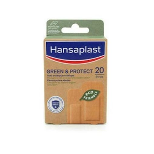 Hansaplast Αυτοκόλλητα Επιθέματα Green & Protect 20τμχ