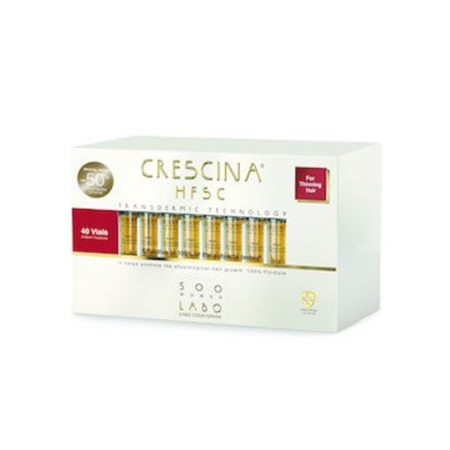 Labo Crescina Transdermic HFSC Woman 500 Αμπούλες Μαλλιών Ενίσχυσης Χρώματος 40x3.5ml