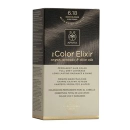 APIVITA My Color Elixir 6.18 Ξανθό Σκούρο Σαντρέ Περλέ APIVITA Βαφές Μαλλιών