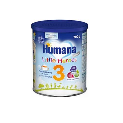 Humana Γάλα σε Σκόνη Optimum 3 12m+ Little Heroes 700gr
