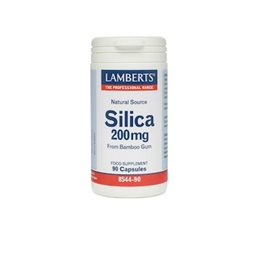 Lamberts Silica 200mg 90 κάψουλες LAMBERTS Μαλλιά-Δέρμα-Νύχια