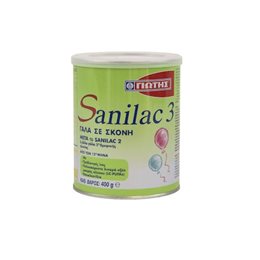Γιώτης Γάλα σε Σκόνη Sanilac 3 12m+ 400gr SANILAC Γάλα ΝΟ3 (12m+)