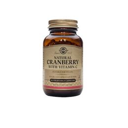 Solgar Cranberry Extract with Vitamin C 60 φυτικές κάψουλες SOLGAR Ουροποιητικό