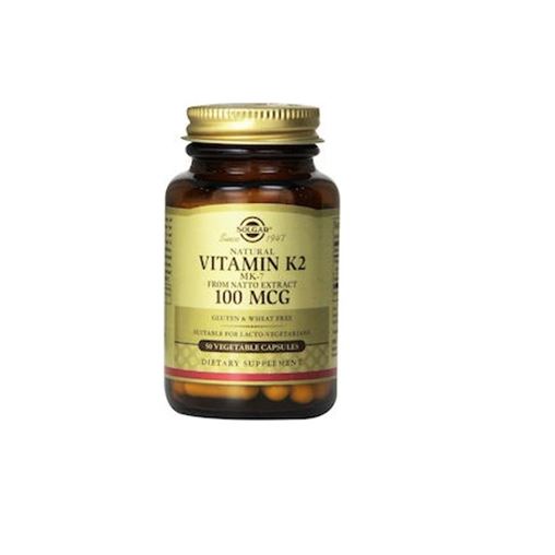 Solgar Vitamin K2 (MK-7) 100mcg 50 φυτικές κάψουλες