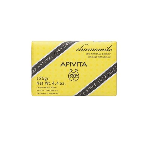 Apivita Natural Soap Σαπούνι Με Χαμομήλι 125g