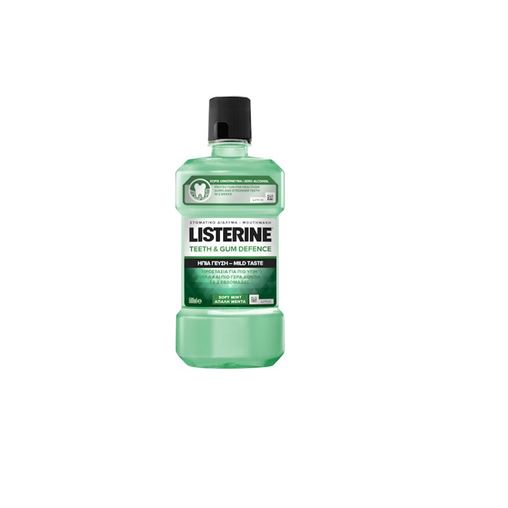 Listerine Teeth & Gum Defence Soft Mint Στοματικό Διάλυμα κατά της Πλάκας 500ml