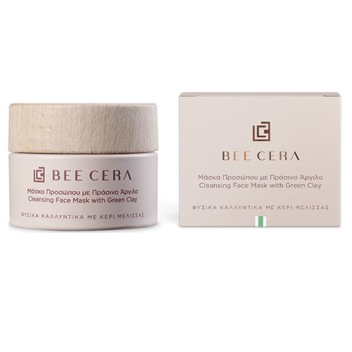 BEE CERA ΜΑΣΚΑ ΠΡΟΣΩΠΟΥ ΜΕ ΠΡΑΣΙΝΗ ΑΡΓΥΛΟΣ 50ML