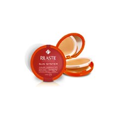 RILASTIL SUN SYSTEM UNIFORMING COMPACT BEIGE SPF 50+  10G RILASTIL Αντηλιακά Προσώπου