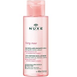 Nuxe Very Rose 3-in-1 Soothing Micellar Water Μικυλλιακό Νερό Καθαρισμού για Πρόσωπο & Μάτια 400ml NUXE Καθαρισμός