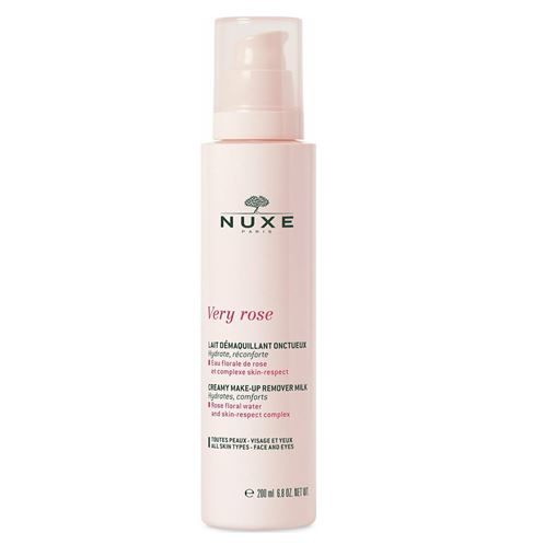Nuxe Very Rose Creamy Make-up Remover Milk Γαλάκτωμα Ντεμακιγιάζ για Πρόσωπο & Μάτια 200ml
