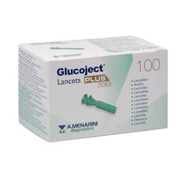 MENARINI Glucoject Lancets Plus 33G Ακίδες Μέτρησης Σακχάρου 100τμχ GLUCOJECT Ταινίες Μέτρησης Σακχάρου