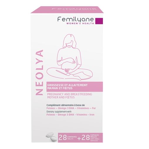 Biorga Femilyane Neolya Συμπλήρωμα Διατροφής για την Εγκυμοσύνη & το Θηλασμό 28ταμπλέτες & 28κάψουλε