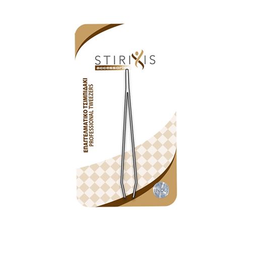 Stirixis Accessories Professional Τweezers Επαγγελματικό Τσιμπιδάκι Φρυδιών 1τμχ