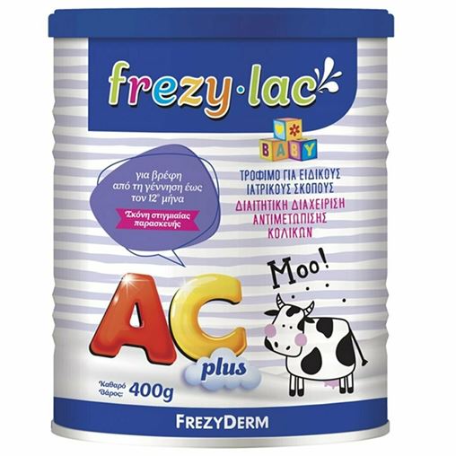 Frezyderm Frezylac AC Plus 0-12m 400gr Βρεφικό Γάλα Αντιμετώπισης Κολικών σε Σκόνη