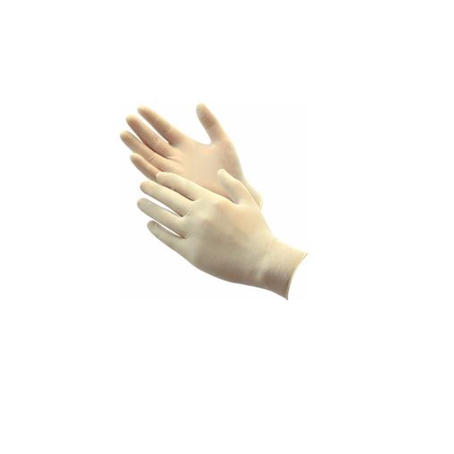 AlfaShield Latex Gloves - Γάντια Latex μίας χρήσης Χωρίς Πούδρα 100τμχ Μέγεθος Small