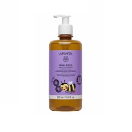 Apivita Mini Bees Gentle Kids Shampoo Blueberry & Honey - Παιδικό Σαμπουάν, 500ml APIVITA Σαμπουάν & Conditioner