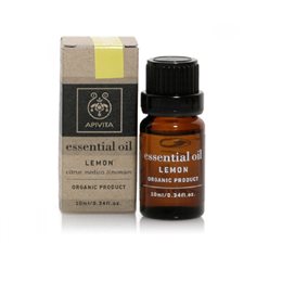 Apivita Essential Oil Αιθέριο Έλαιο Λεμόνι 10ml APIVITA Ελαια