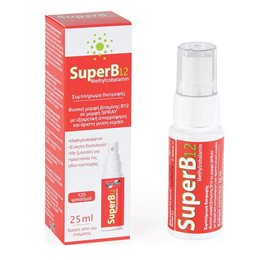 Starmel SuperB12 Spray με γεύση κεράσι 25ml  Bιταμίνη Β
