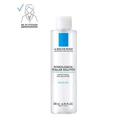 La Roche Posay Micellar Water Καθαρισμού Physiological Solution για Ευαίσθητες Επιδερμίδες 200ml LA ROCHE POSAY Καθαρισμός