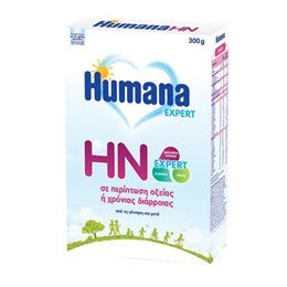 Humana HN Expert Ειδική Tροφή για Αντιμετώπισης της Διάρροιας 0m+ 300g HUMANA Βρεφικά Γάλατα
